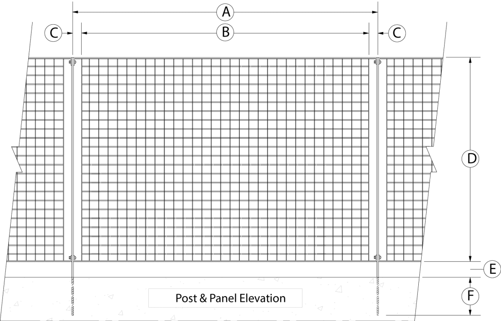 Bari post & panel elevation