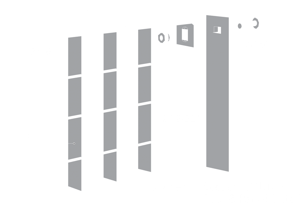 Daunia Post & panel elevation