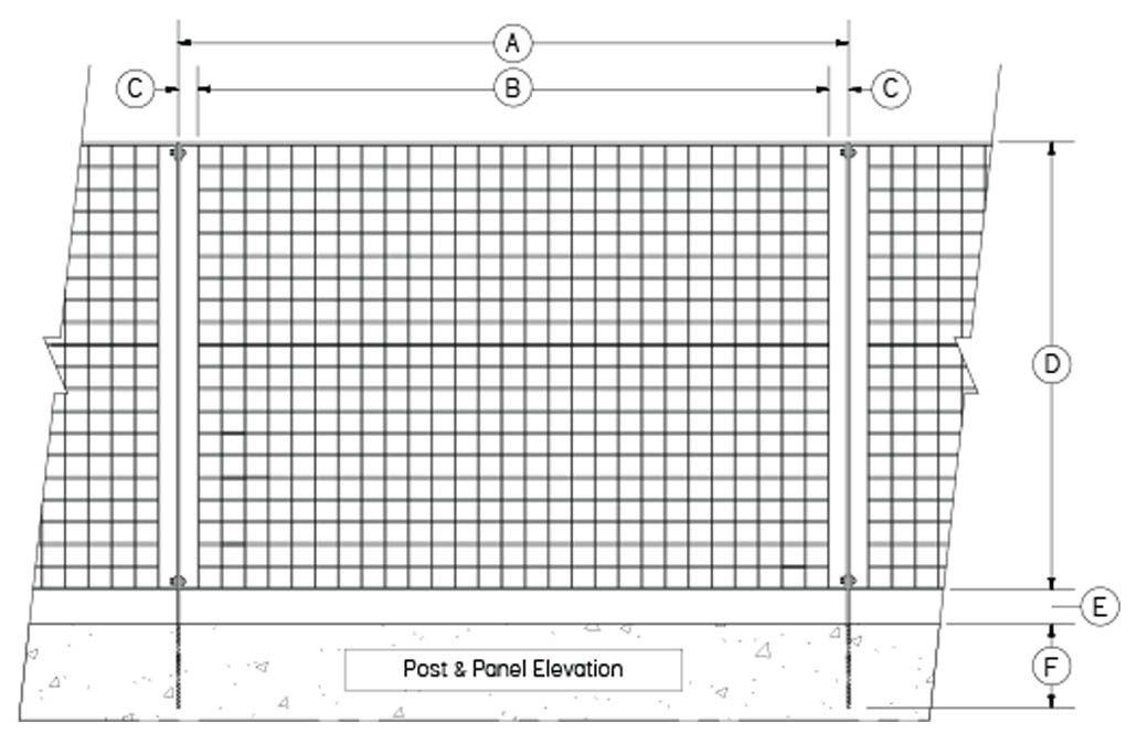 Daunia Post & panel elevation